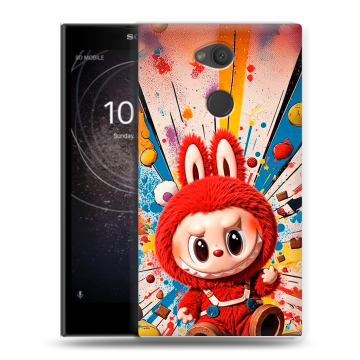 Пластиковый чехол на Sony Xperia L2 с принтом Labubu Лабубу