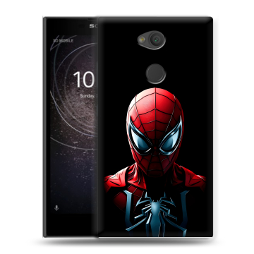 Пластиковый чехол на Sony Xperia L2 с принтом Spiderman Человек паук