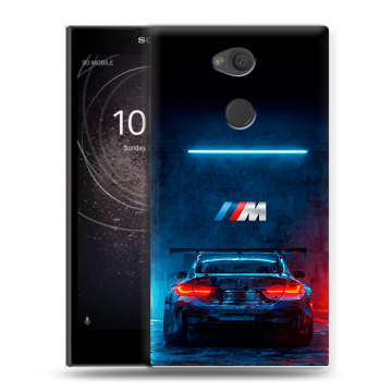 Пластиковый чехол на Sony Xperia L2 с принтом BMW БМВ