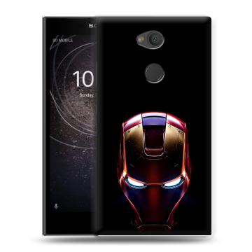 Пластиковый чехол на Sony Xperia L2 с принтом IronMan Железный человек