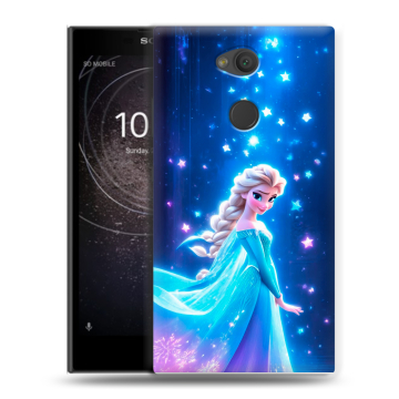 Пластиковый чехол на Sony Xperia L2 с принтом Холодное сердце Frozen