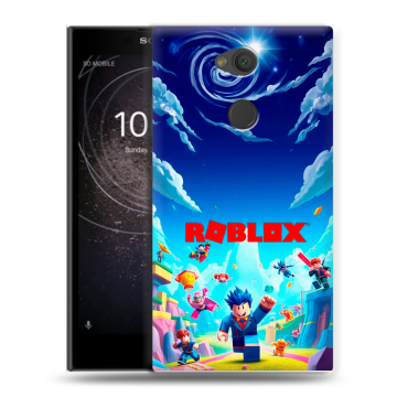 Пластиковый чехол на Sony Xperia L2 с принтом Roblox Роблокс Пластиковый чехол на Sony Xperia L2 с принтом Roblox Роблокс