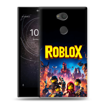 Пластиковый чехол на Sony Xperia L2 с принтом Roblox Роблокс Пластиковый чехол на Sony Xperia L2 с принтом Roblox Роблокс