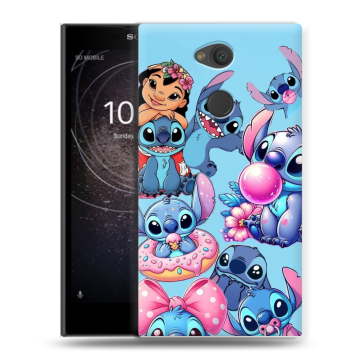 Пластиковый чехол на Sony Xperia L2 с принтом Лило и Стич