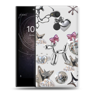 Пластиковый чехол на Sony Xperia L2 с принтом Y2K Пластиковый чехол на Sony Xperia L2 с принтом Y2K