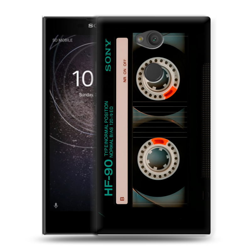 Пластиковый чехол на Sony Xperia L2 с принтом Кассета Пластиковый чехол на Sony Xperia L2 с принтом Кассета