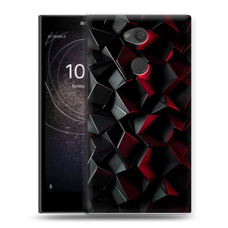 Пластиковый чехол на Sony Xperia L2 с принтом Абстракция Пластиковый чехол на Sony Xperia L2 с принтом Абстракция