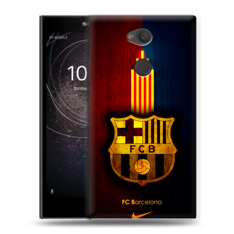 Пластиковый чехол на Sony Xperia L2 с принтом Барселона Barcelona Пластиковый чехол на Sony Xperia L2 с принтом Барселона Barcelona
