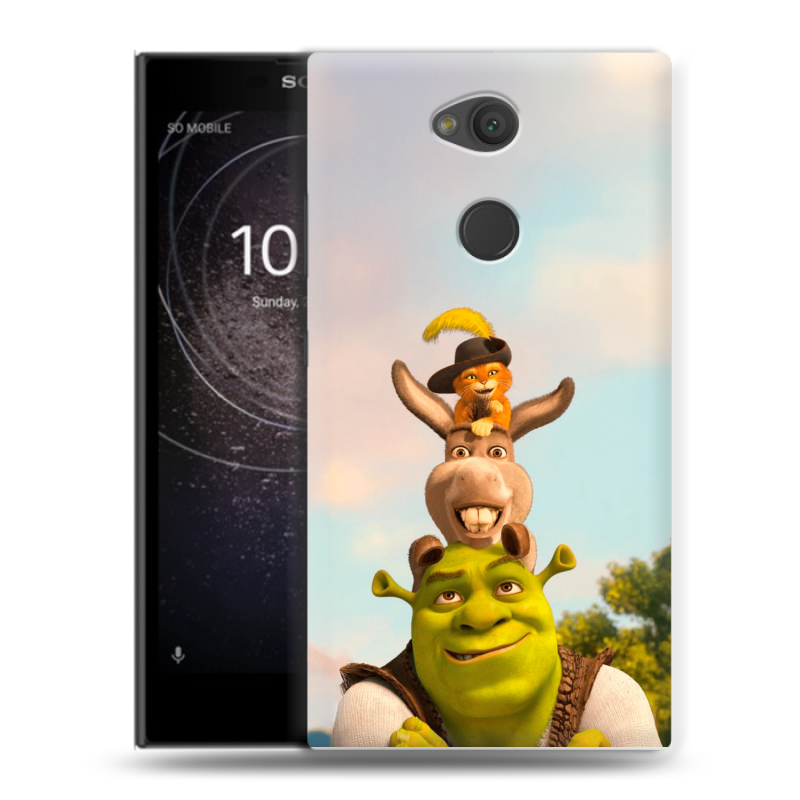 Пластиковый чехол на Sony Xperia L2 с принтом Шрек Shrek Пластиковый чехол на Sony Xperia L2 с принтом Шрек Shrek