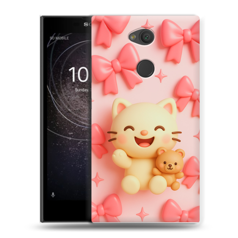 Пластиковый чехол на Sony Xperia L2 с принтом для девочек Пластиковый чехол на Sony Xperia L2 с принтом для девочек