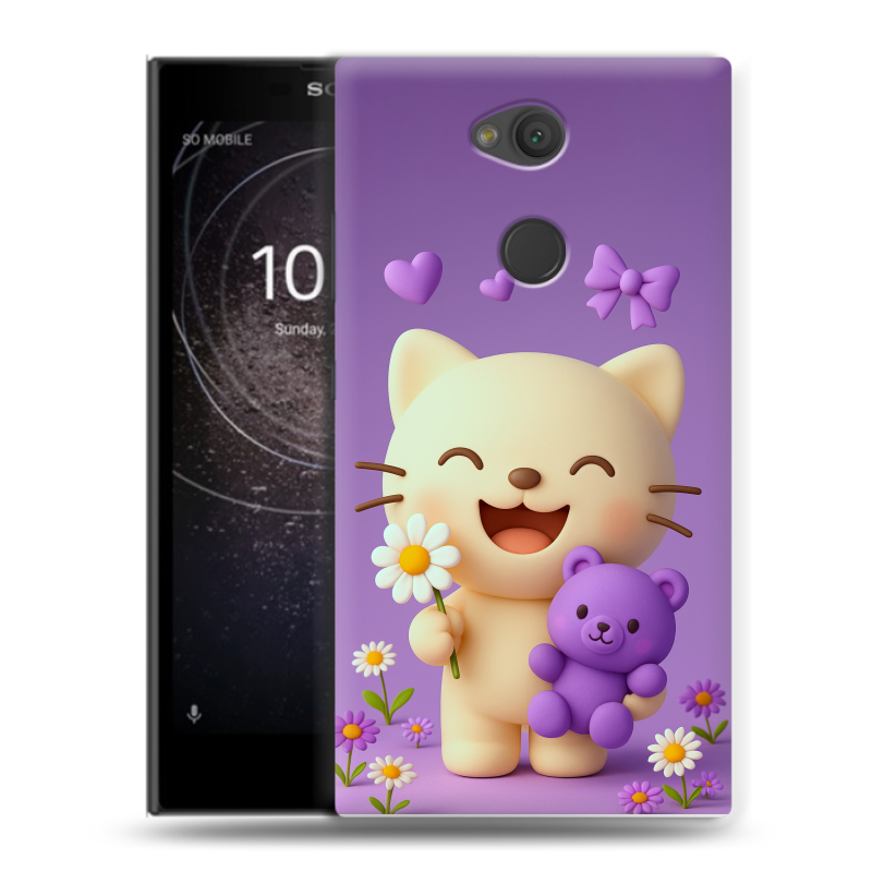 Пластиковый чехол на Sony Xperia L2 с принтом для девочек Пластиковый чехол на Sony Xperia L2 с принтом для девочек