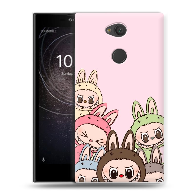 Пластиковый чехол на Sony Xperia L2 с принтом Лабубу Пластиковый чехол на Sony Xperia L2 с принтом Лабубу