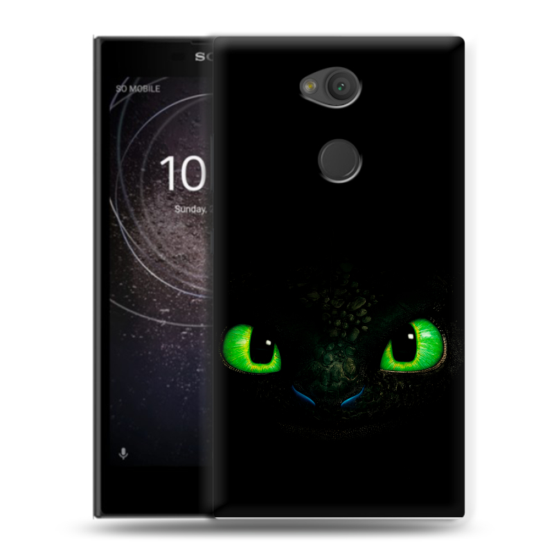 Пластиковый чехол на Sony Xperia L2 с принтом Как приручить дракона Пластиковый чехол на Sony Xperia L2 с принтом Как приручить дракона