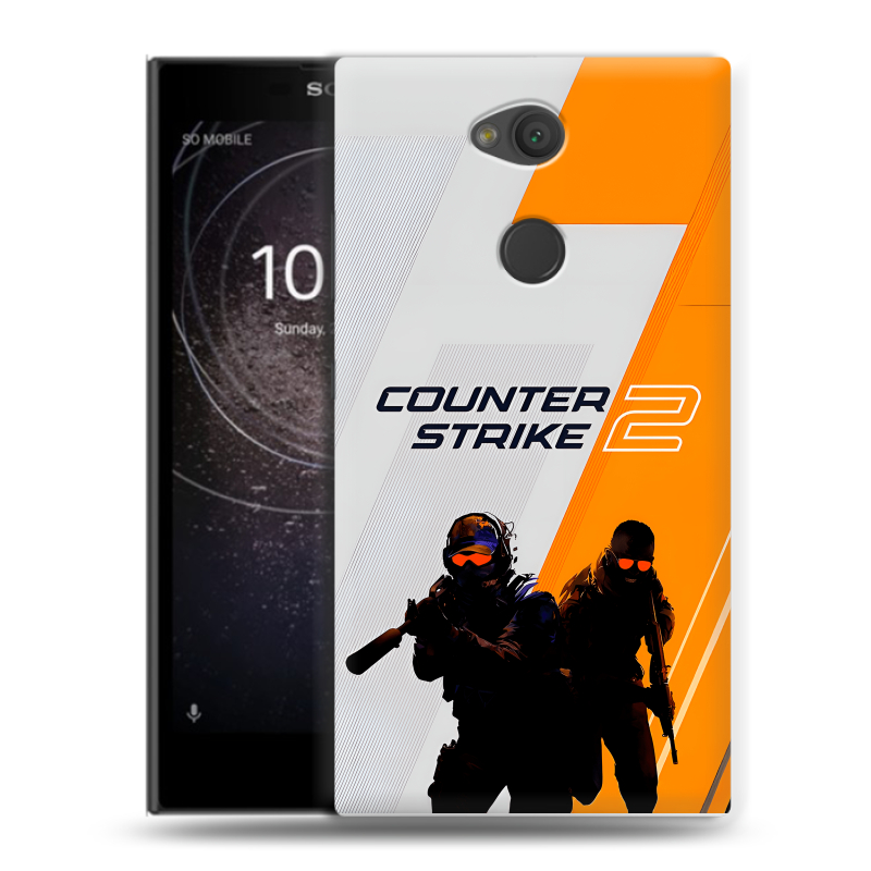 Пластиковый чехол на Sony Xperia L2 с принтом Counter Strike Пластиковый чехол на Sony Xperia L2 с принтом Counter Strike