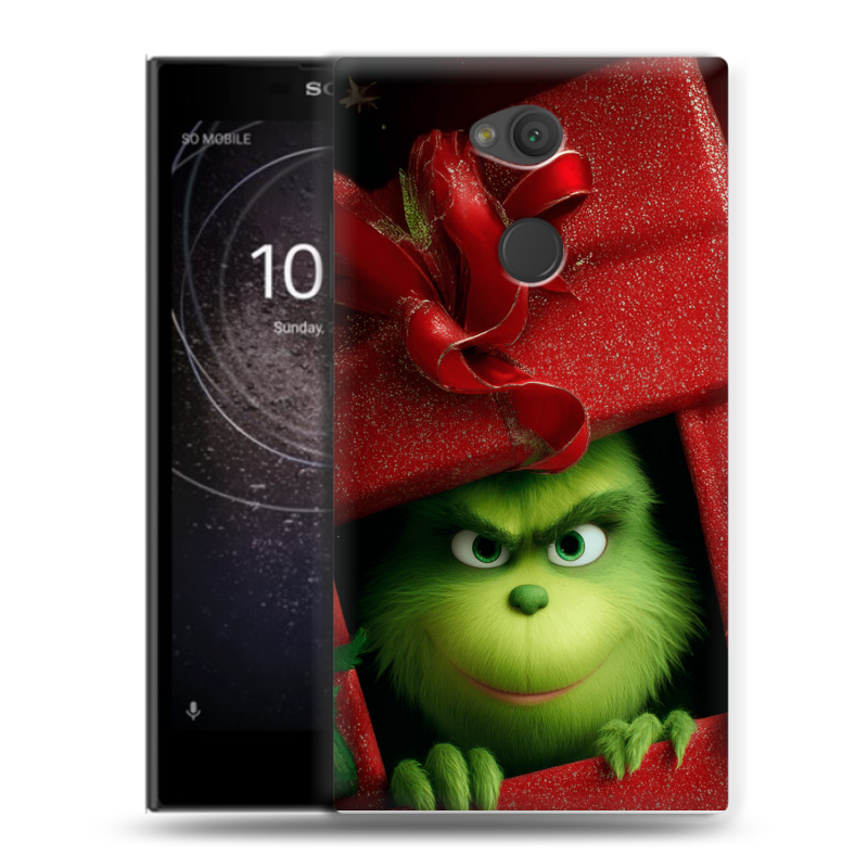 Пластиковый чехол на Sony Xperia L2 с принтом Новый год Пластиковый чехол на Sony Xperia L2 с принтом Новый год