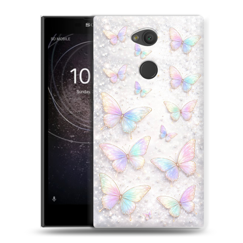 Пластиковый чехол на Sony Xperia L2 с принтом женский Пластиковый чехол на Sony Xperia L2 с принтом женский