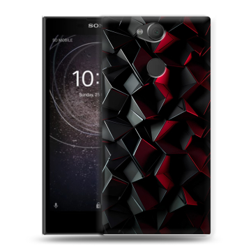 Силиконовый противоударный чехол на Sony Xperia XA2 с принтом Абстракция Силиконовый противоударный чехол на Sony Xperia XA2 с принтом Абстракция