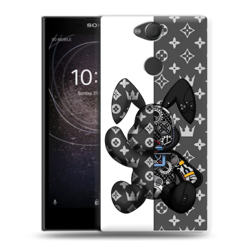 Силиконовый противоударный чехол на Sony Xperia XA2 с принтом Луи робот Силиконовый противоударный чехол на Sony Xperia XA2 с принтом Луи робот
