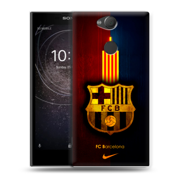 Силиконовый противоударный чехол на Sony Xperia XA2 с принтом Барселона Barcelona Силиконовый противоударный чехол на Sony Xperia XA2 с принтом Барселона Barcelona