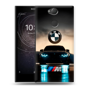 Силиконовый противоударный чехол на Sony Xperia XA2 с принтом БМВ BMW Силиконовый противоударный чехол на Sony Xperia XA2 с принтом БМВ BMW