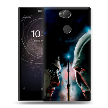 Силиконовый противоударный чехол на Sony Xperia XA2 с принтом Гарри Поттер Harry Potter
