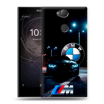 Силиконовый противоударный чехол на Sony Xperia XA2 с принтом БМВ BMW Силиконовый противоударный чехол на Sony Xperia XA2 с принтом БМВ BMW