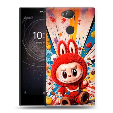 Силиконовый противоударный чехол на Sony Xperia XA2 с принтом Labubu Лабубу Силиконовый противоударный чехол на Sony Xperia XA2 с принтом Labubu Лабубу