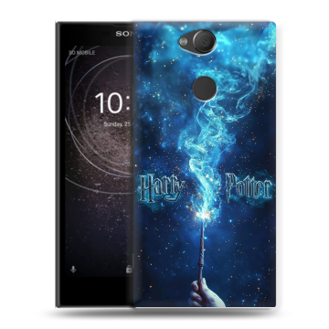 Силиконовый противоударный чехол на Sony Xperia XA2 с принтом Harry Potter Гарри Поттер Силиконовый противоударный чехол на Sony Xperia XA2 с принтом Harry Potter Гарри Поттер