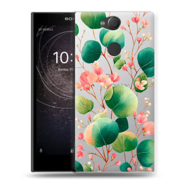 Силиконовый противоударный чехол на Sony Xperia XA2 с принтом женский Силиконовый противоударный чехол на Sony Xperia XA2 с принтом женский