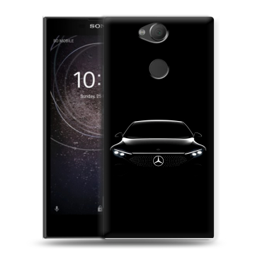 Силиконовый противоударный чехол на Sony Xperia XA2 с принтом Mercedes Мерседес Силиконовый противоударный чехол на Sony Xperia XA2 с принтом Mercedes Мерседес