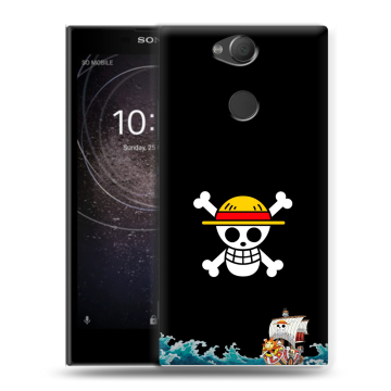Силиконовый противоударный чехол на Sony Xperia XA2 с принтом One Piece Ван Пис Силиконовый противоударный чехол на Sony Xperia XA2 с принтом One Piece Ван Пис