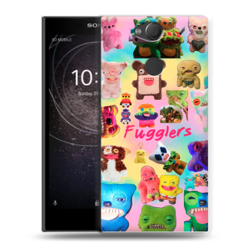 Силиконовый противоударный чехол на Sony Xperia XA2 с принтом Флагер Fuggler Силиконовый противоударный чехол на Sony Xperia XA2 с принтом Флагер Fuggler