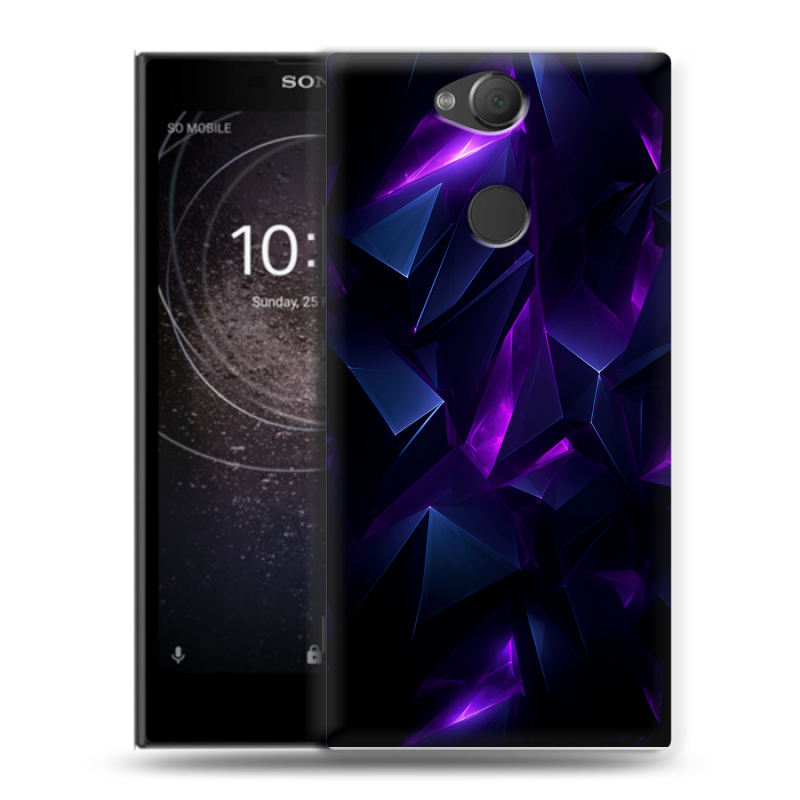 Силиконовый противоударный чехол на Sony Xperia XA2 с принтом Абстракиция Силиконовый противоударный чехол на Sony Xperia XA2 с принтом Абстракиция