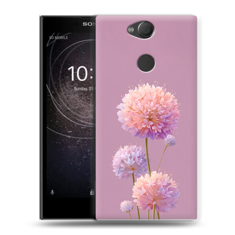 Силиконовый противоударный чехол на Sony Xperia XA2 с принтом Цветы Силиконовый противоударный чехол на Sony Xperia XA2 с принтом Цветы