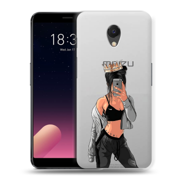 Силиконовый чехол на Meizu M6s с принтом Женские принты