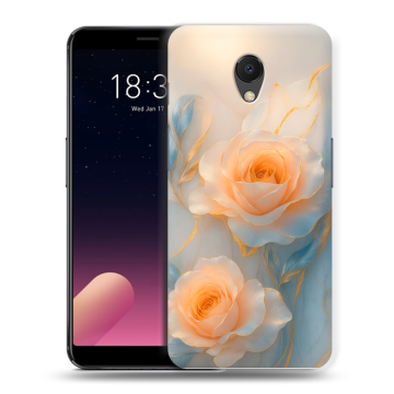Силиконовый чехол на Meizu M6s с принтом Женский