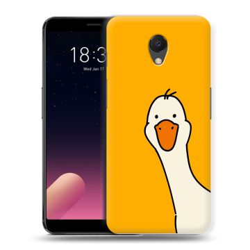 Силиконовый чехол на Meizu M6s с принтом Утка