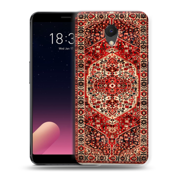 Силиконовый чехол на Meizu M6s с принтом Ковер