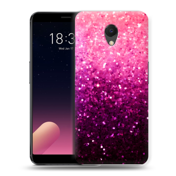Силиконовый чехол на Meizu M6s с принтом Блестки Силиконовый чехол на Meizu M6s с принтом Блестки