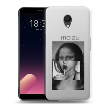Силиконовый чехол на Meizu M6s с принтом Мона Лиза