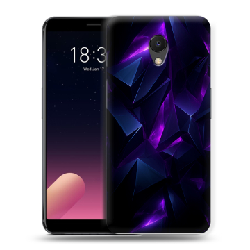 Силиконовый чехол на Meizu M6s с принтом Абстракиция