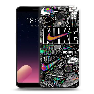 Силиконовый чехол на Meizu M6s с принтом Найк Силиконовый чехол на Meizu M6s с принтом Найк