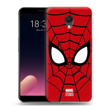 Силиконовый чехол на Meizu M6s с принтом человек паук spiderman Силиконовый чехол на Meizu M6s с принтом человек паук spiderman