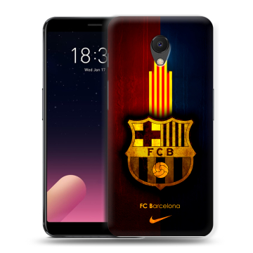 Силиконовый чехол на Meizu M6s с принтом Барселона Barcelona