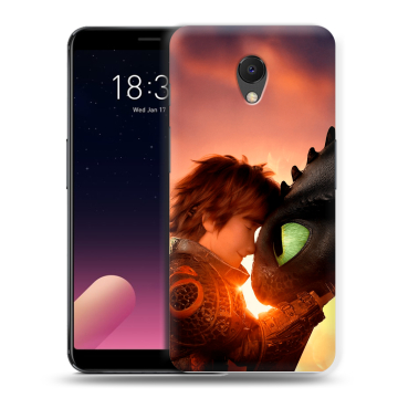 Силиконовый чехол на Meizu M6s с принтом Как приручить дракона