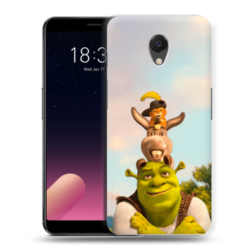 Силиконовый чехол на Meizu M6s с принтом Шрек Shrek