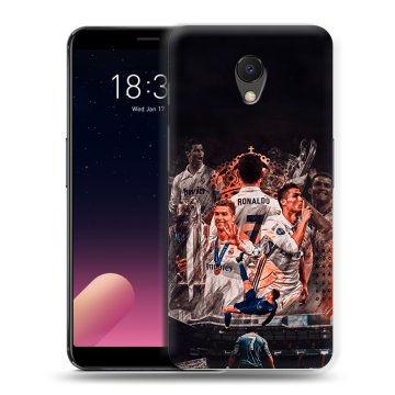 Силиконовый чехол на Meizu M6s с принтом Реал Роналдо Real Ronaldo