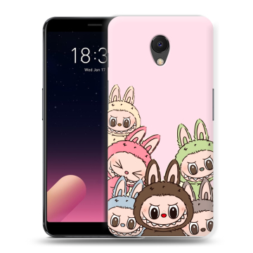 Силиконовый чехол на Meizu M6s с принтом Лабубу