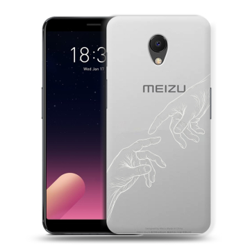 Силиконовый чехол на Meizu M6s с принтом Сотворение мира