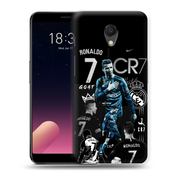 Силиконовый чехол на Meizu M6s с принтом Реал Роналдо